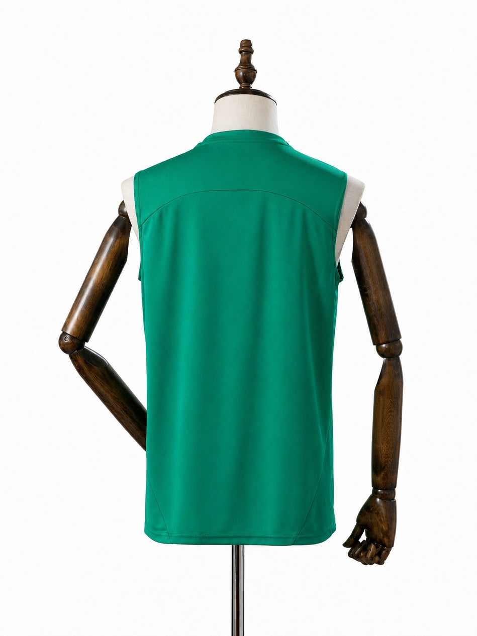 Fluminense 2026/27 Training Vest Green back wood mannequin white background