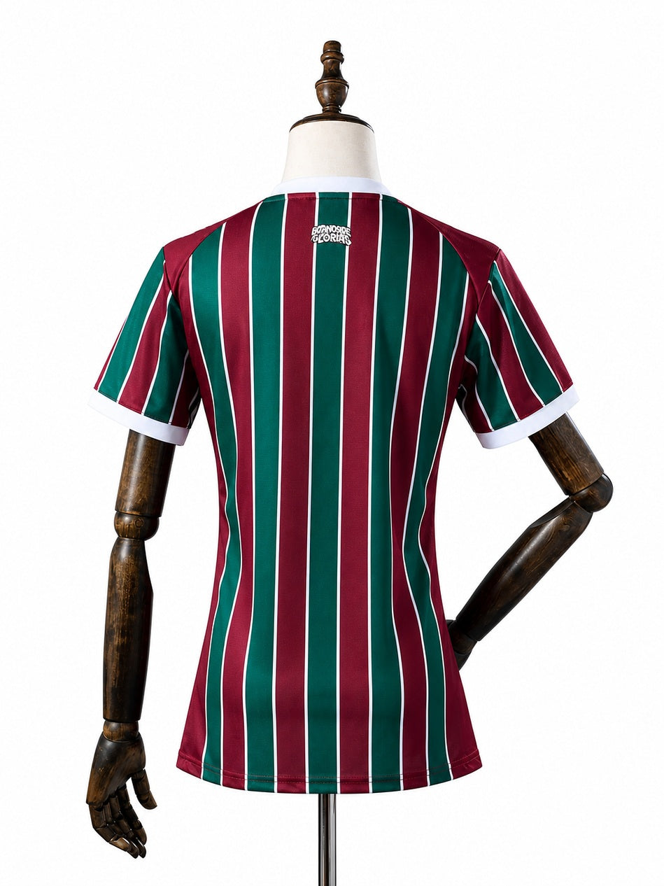 Fluminense 2026/27 Women's Home Jersey back wood mannequin white background