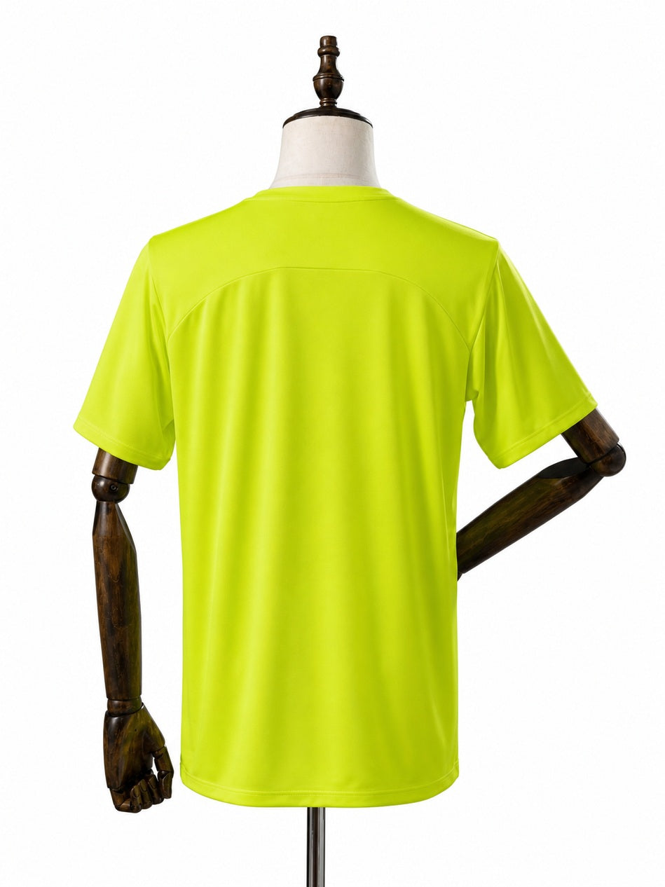 Fluminense 26/27 Training 4 Kit Neon Yellow back wood mannequin white background