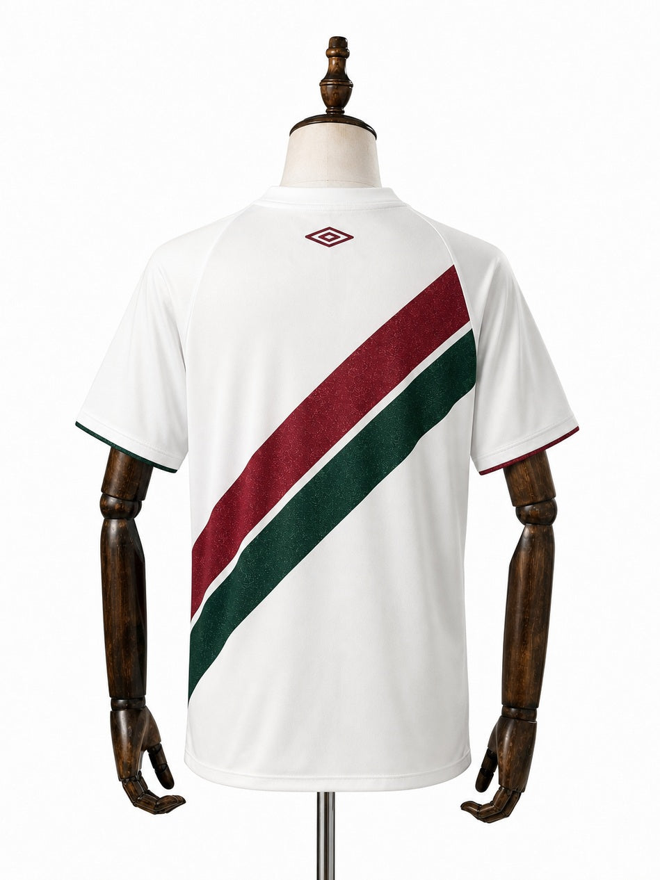 Fluminense Away Jersey back wood mannequin white background