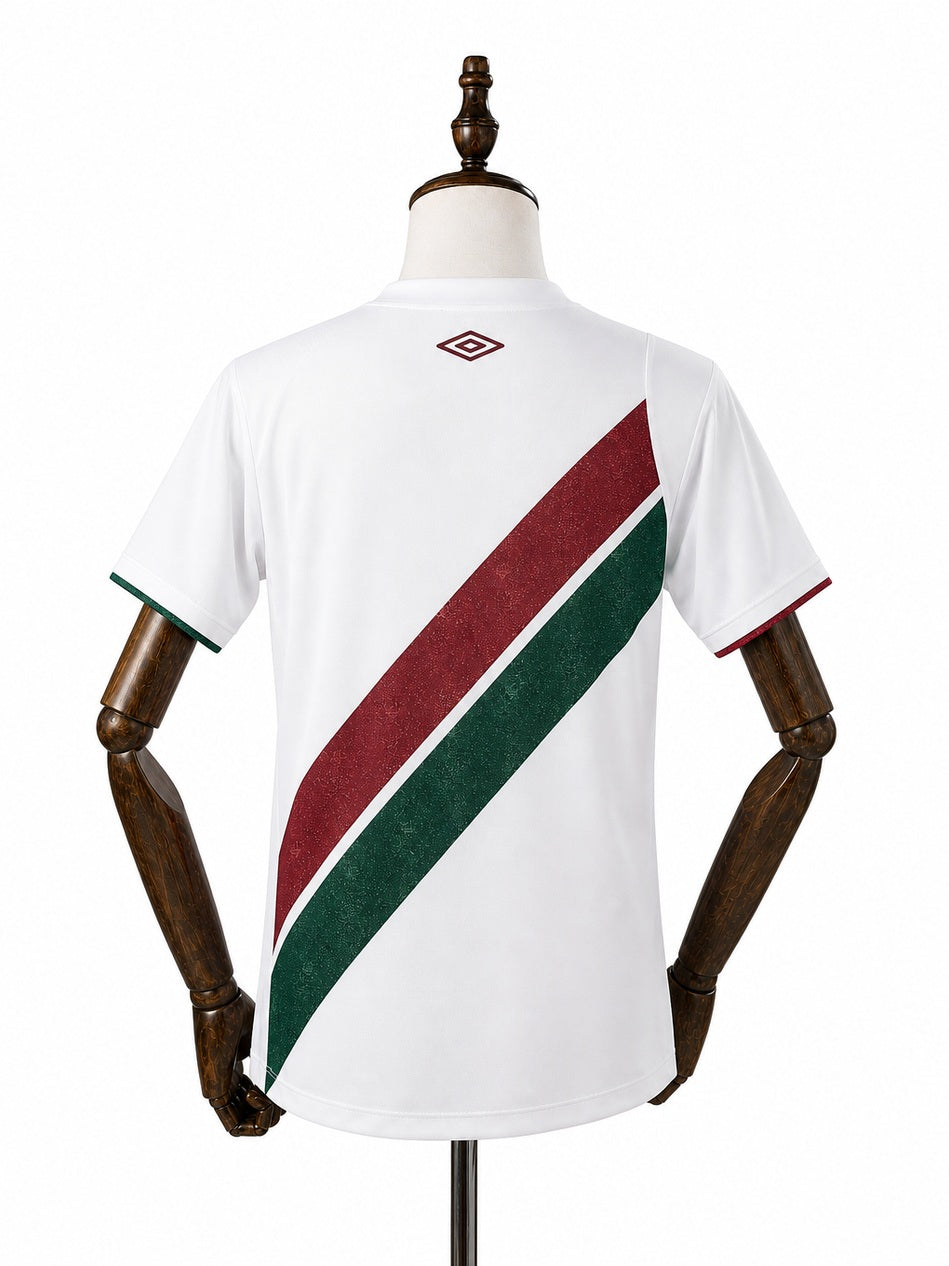 Fluminense Away Women Jersey back wood mannequin white background
