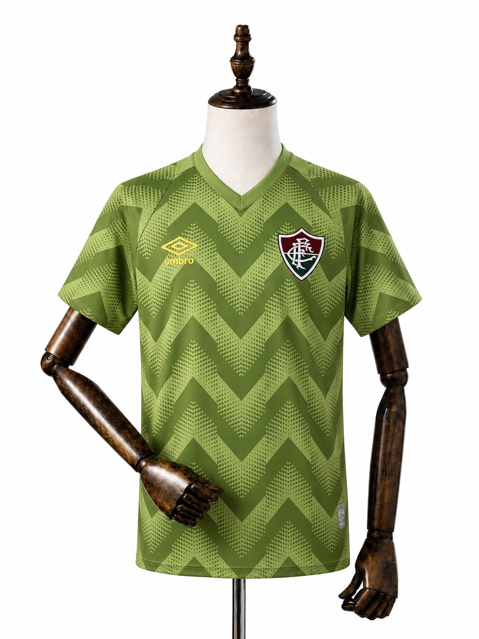 Fluminense Green Jersey front wood mannequin white background