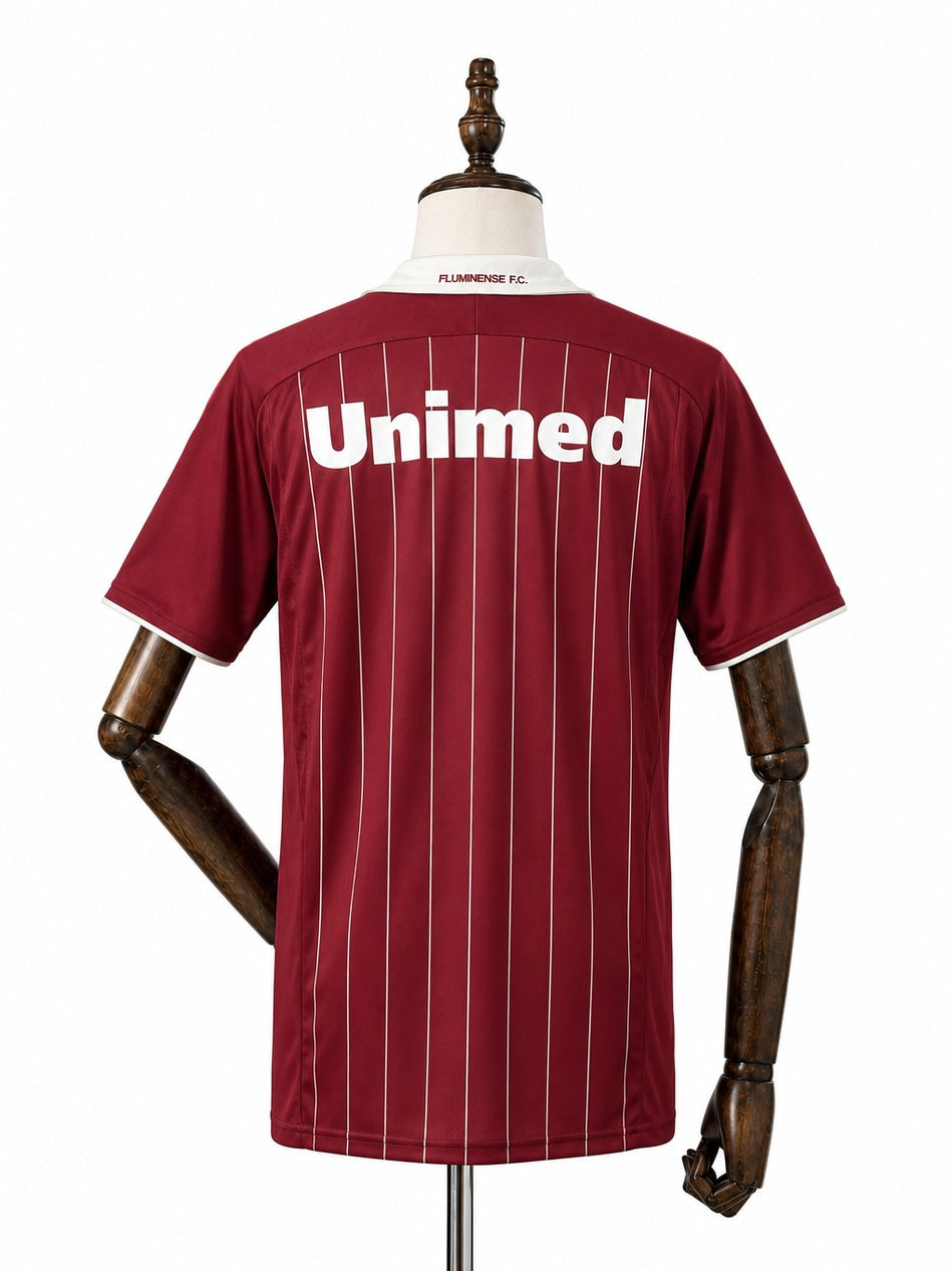 Fluminense Third Retro Jersey back wood mannequin white background