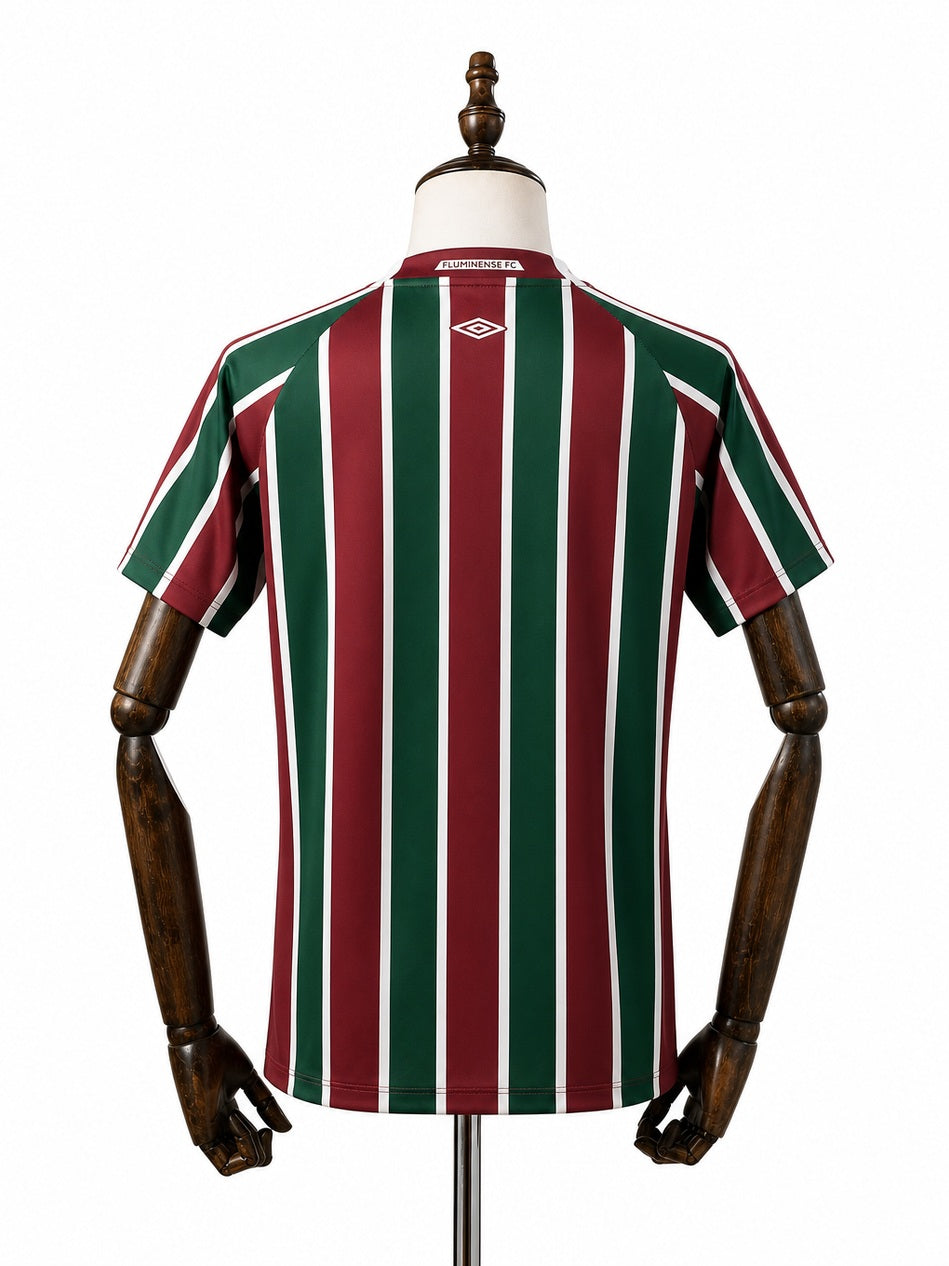 Fluminense Women Home Jersey back wood mannequin white background