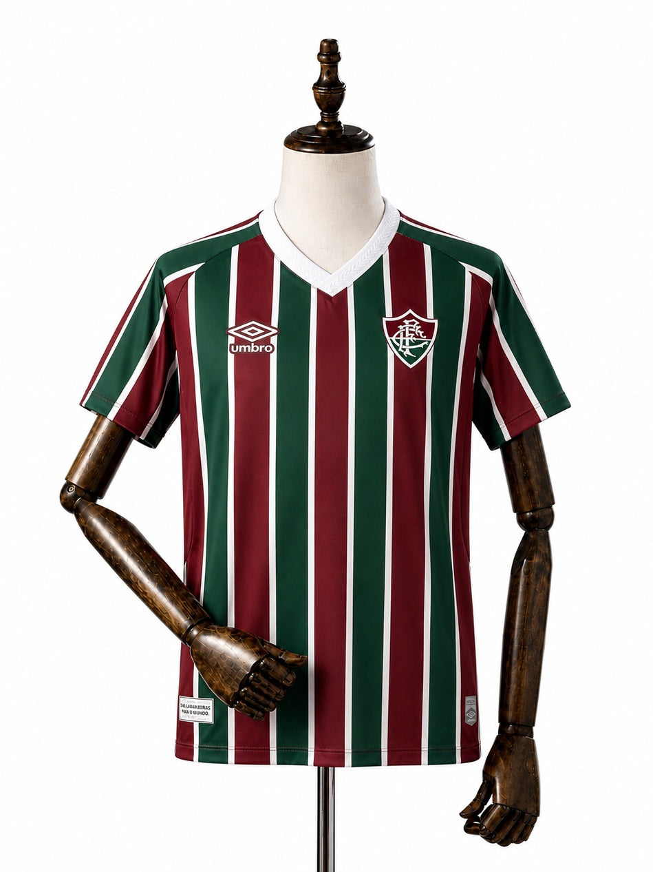 Fluminense Women Home Jersey front wood mannequin white background