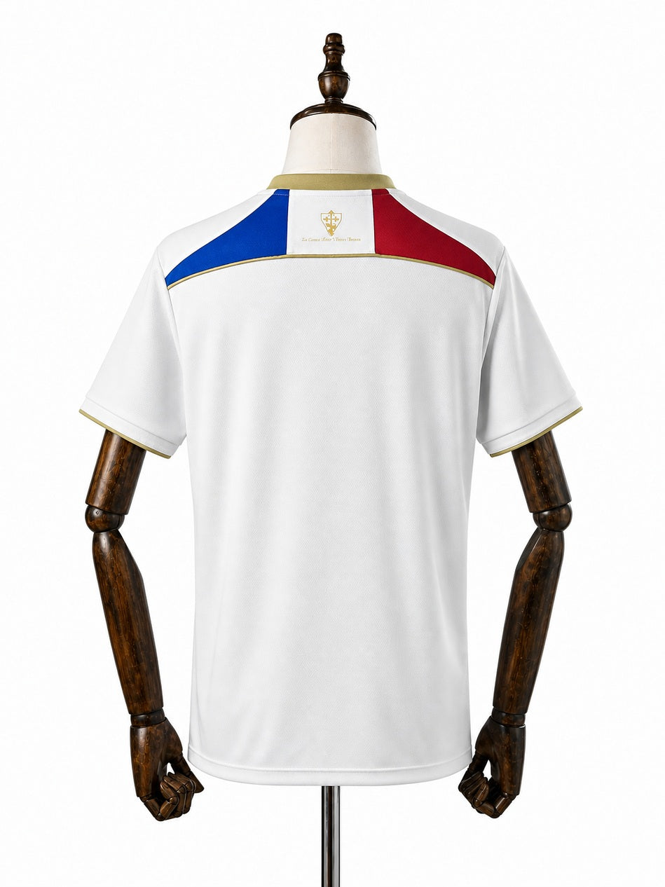 Fortaleza Home Jersey back wood mannequin white background