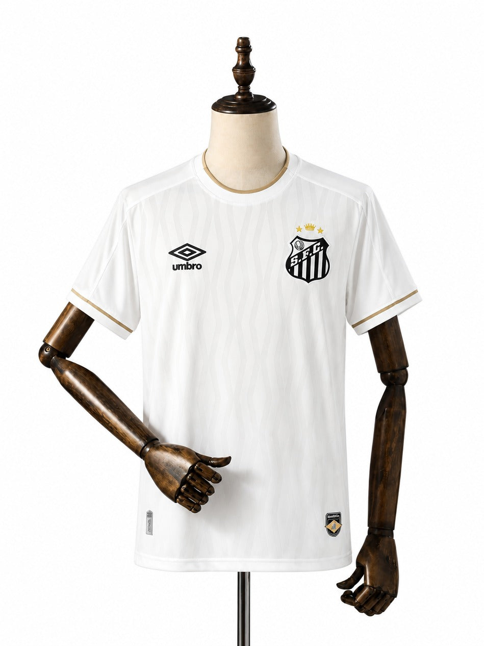 Camisa Santos - 1º Uniforme Torcedor Sem Patch 2026/2027 frente manequim