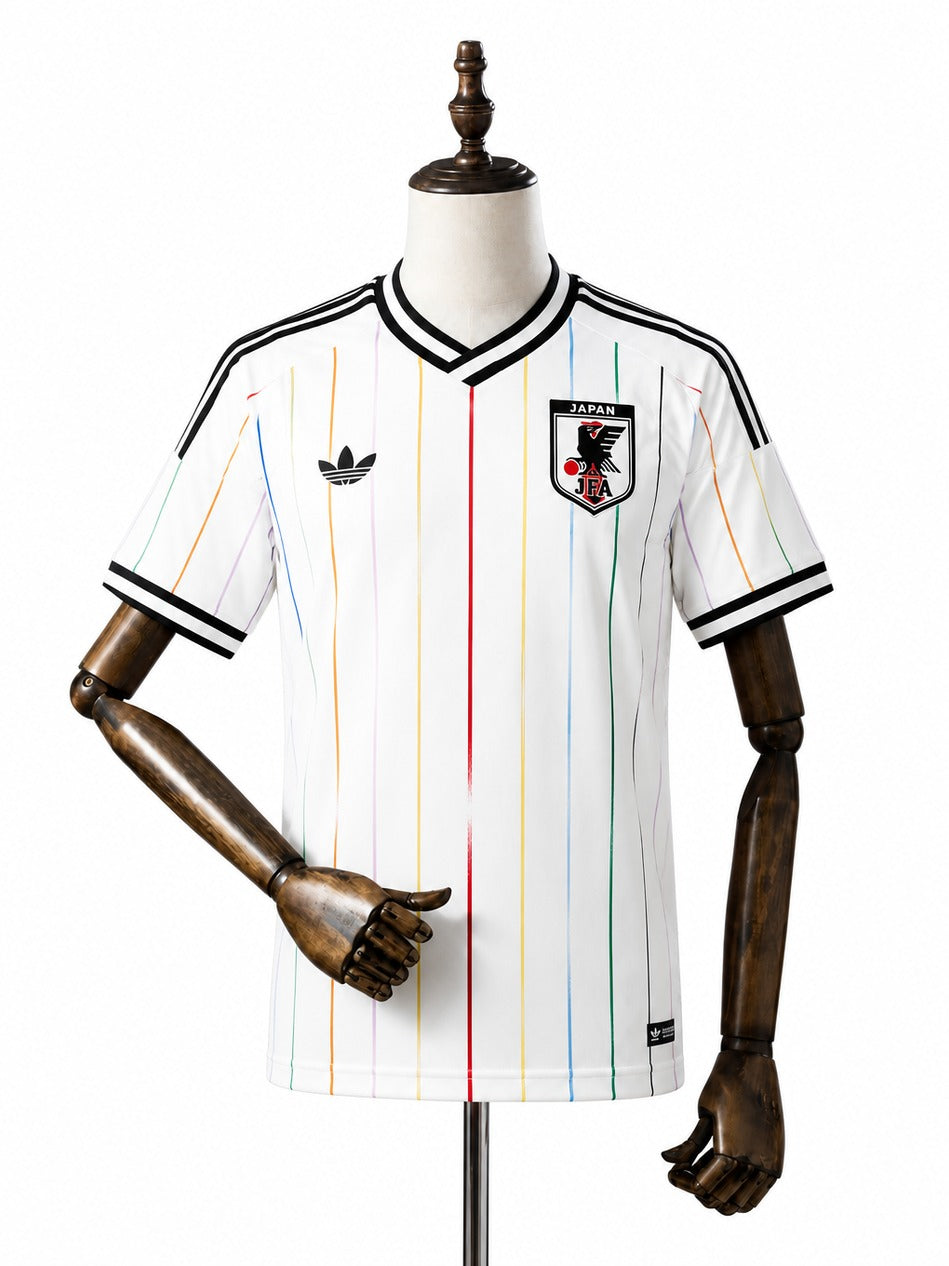 Camisa Seleção Japão 2 uniforme 2026 manequim fundo branco