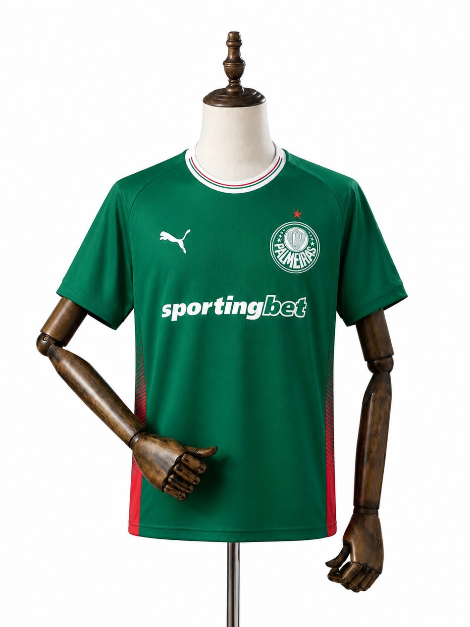 Camisa Palmeiras - 1º Uniforme Torcedor Sem Patch 2026/2027 frente manequim