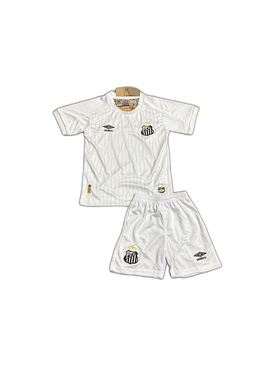 Camisa 2026-27 Santos Home Infantil frente fundo branco