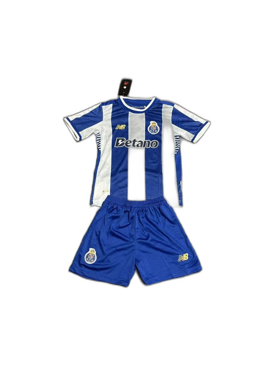 Camisa 2025-26 FC Porto Home Infantil frente fundo branco