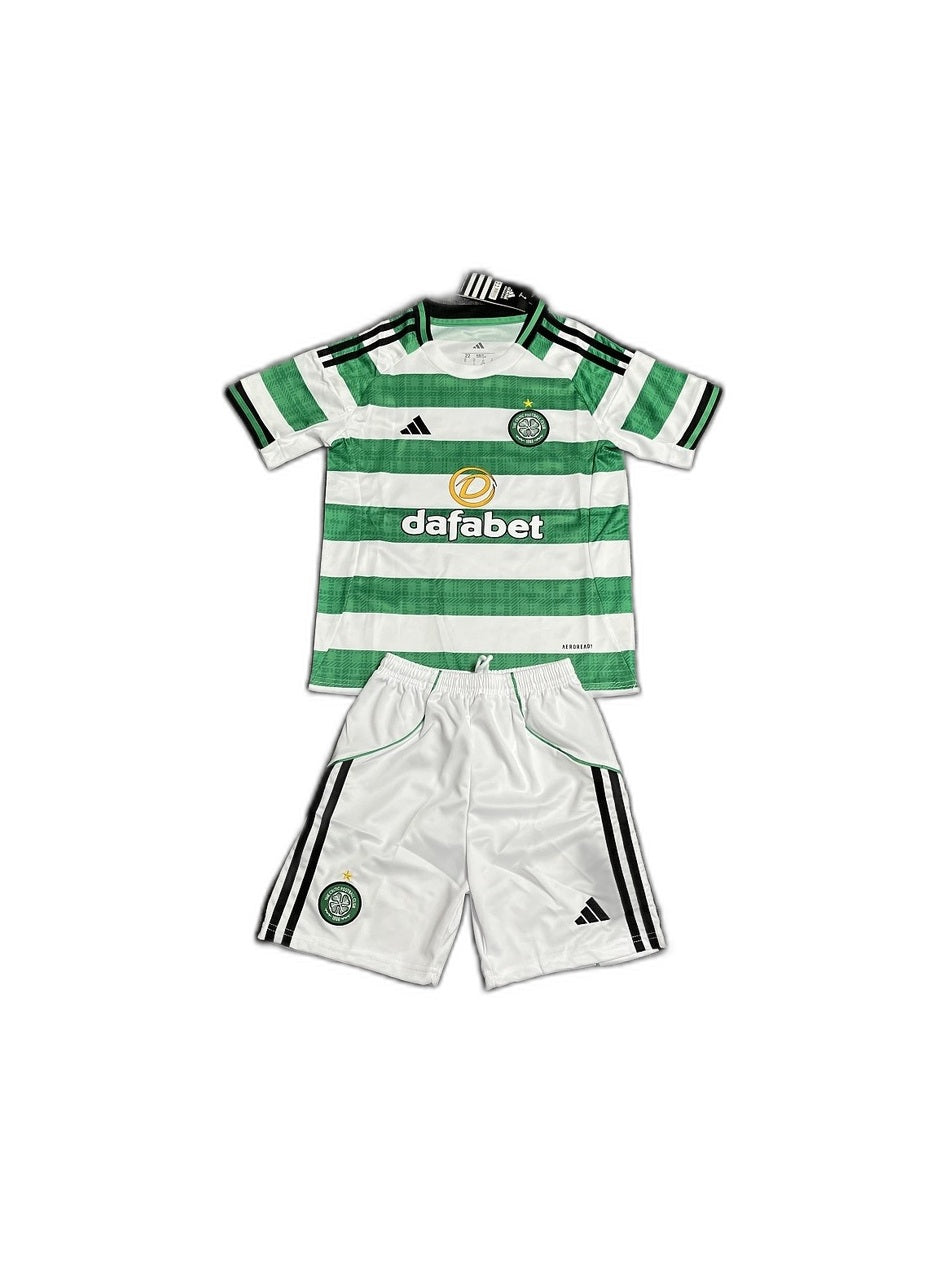 Camisa 2025-26 Celtics Home Infantil frente fundo branco