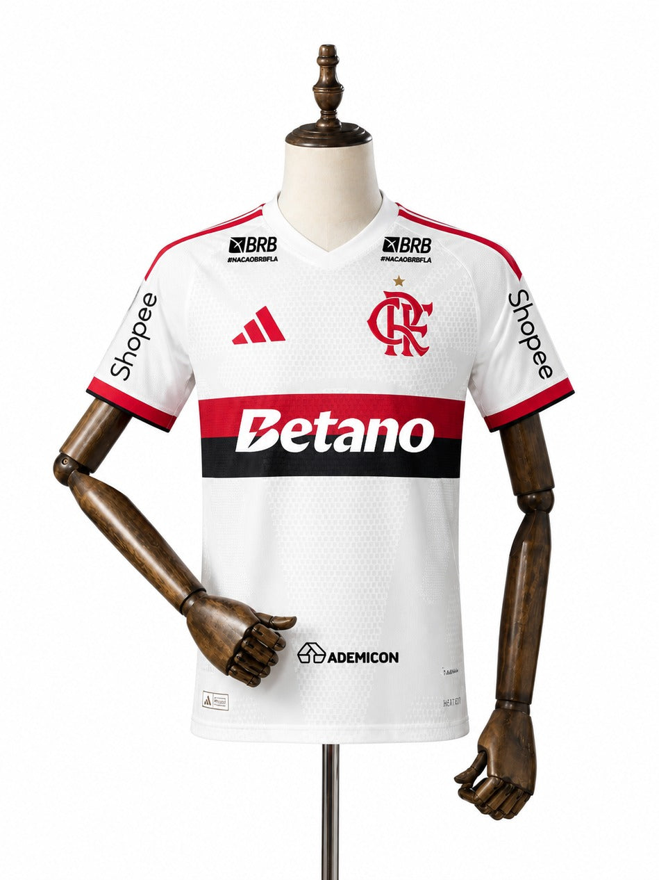 Camisa Flamengo - 2º Uniforme Jogador Completa 2026/2027 frente manequim