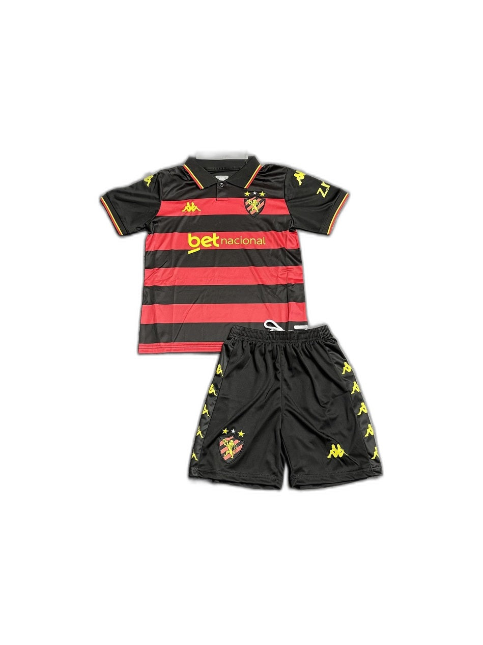 Camisa 2026-27 Sport Club Recife Home Infantil frente fundo branco