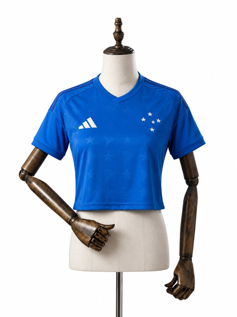 Cropped Cruzeiro Soccer Jersey 2026 – Home – Men's