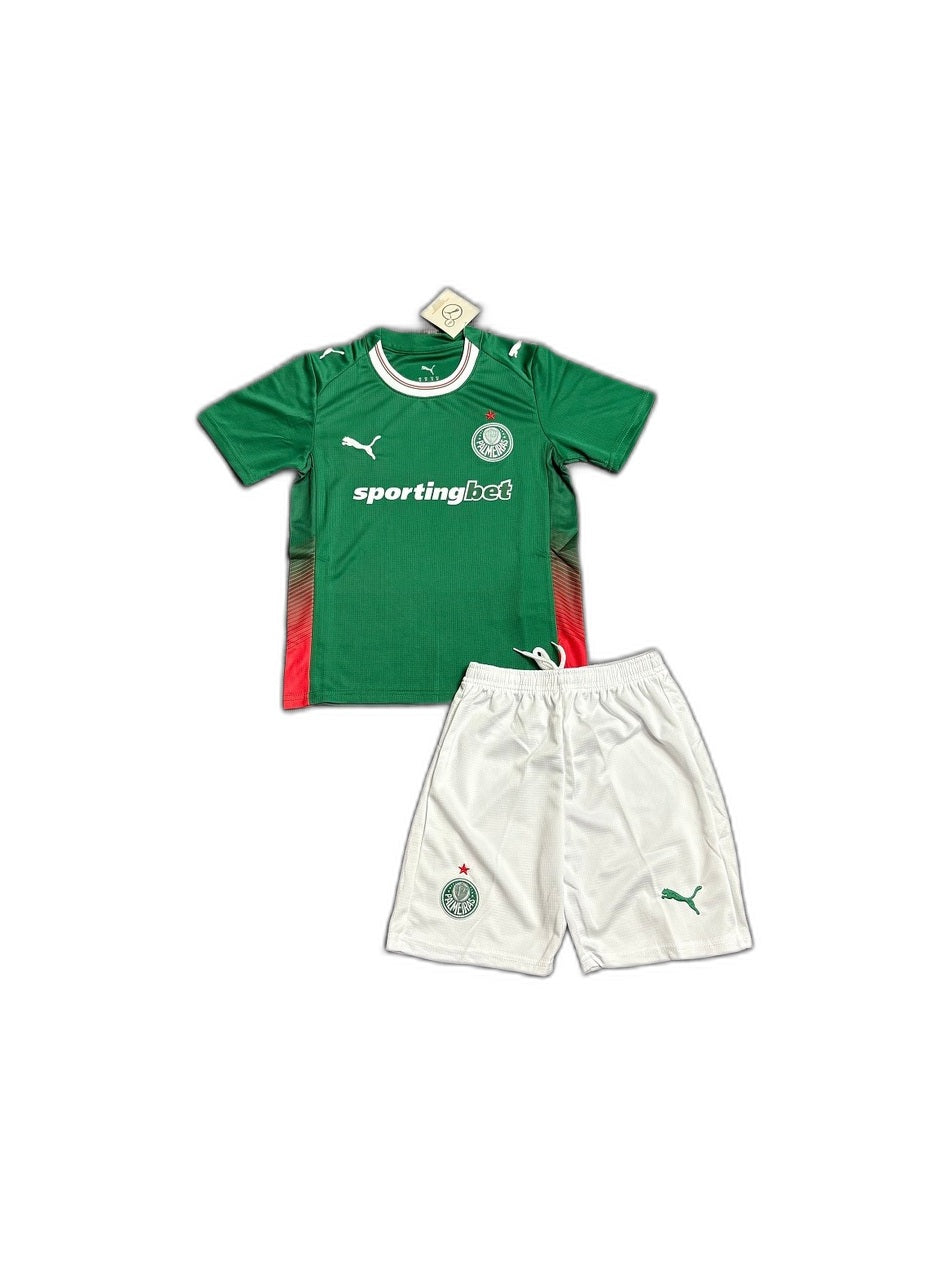 Camisa 2026-27 Palmeiras Home Infantil frente fundo branco