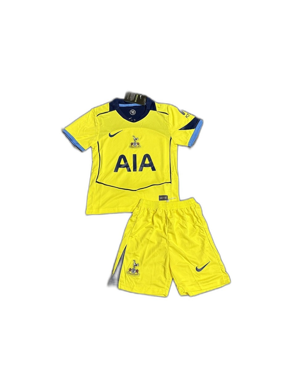 Camisa 2025-26 Tottenham III Infantil frente fundo branco
