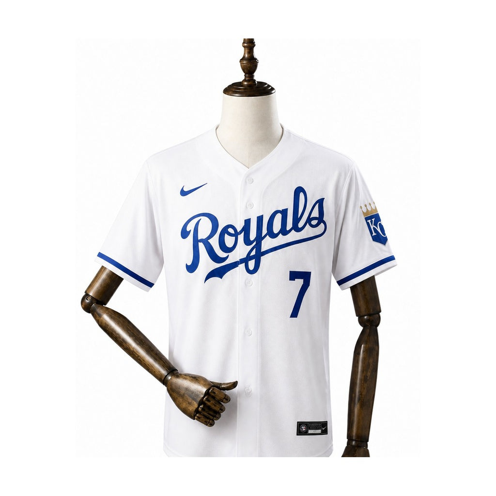 Kansas City Royals MLB – Camisa Oficial Primeira (Home) frente manequim fundo branco