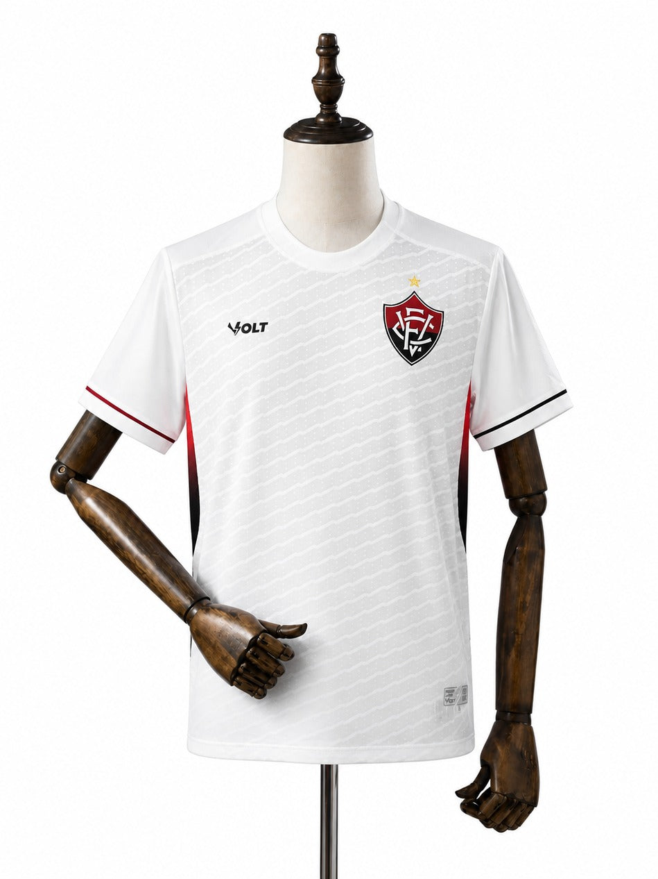 Camisa Vitória - 2º Uniforme Torcedor Sem Patch 2025/2026 frente manequim
