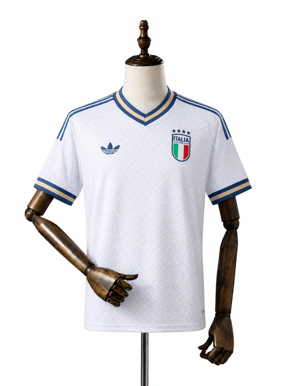 Camisa Seleção Itália - 2º Uniforme Torcedor 2026 frente manequim fundo branco