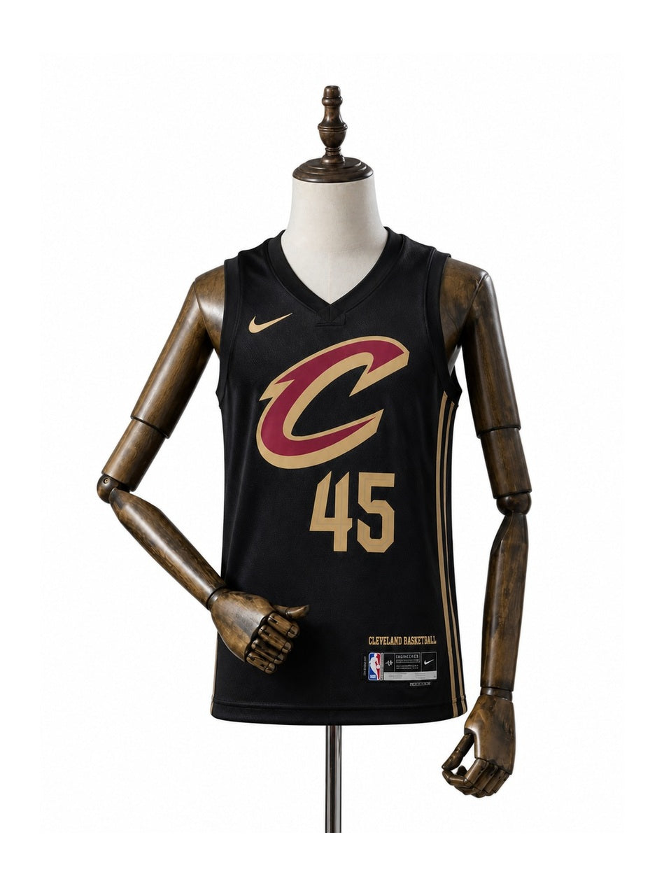 Camiseta NBA Cleveland Cavaliers - 1ª Camisa (Home) frente manequim fundo branco padronizada