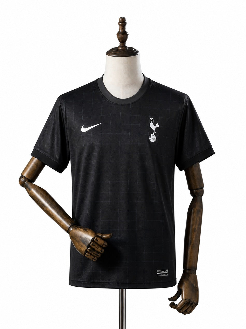 Camisa Tottenham Hotspur - 2º Uniforme Torcedor 2025/26 frente manequim fundo branco