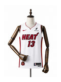 Camiseta NBA Miami Heat - 1ª Camisa (Home) frente manequim fundo branco padronizada