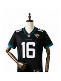 Camisa Jacksonville Jaguars Home (Titular) NFL frente manequim fundo branco