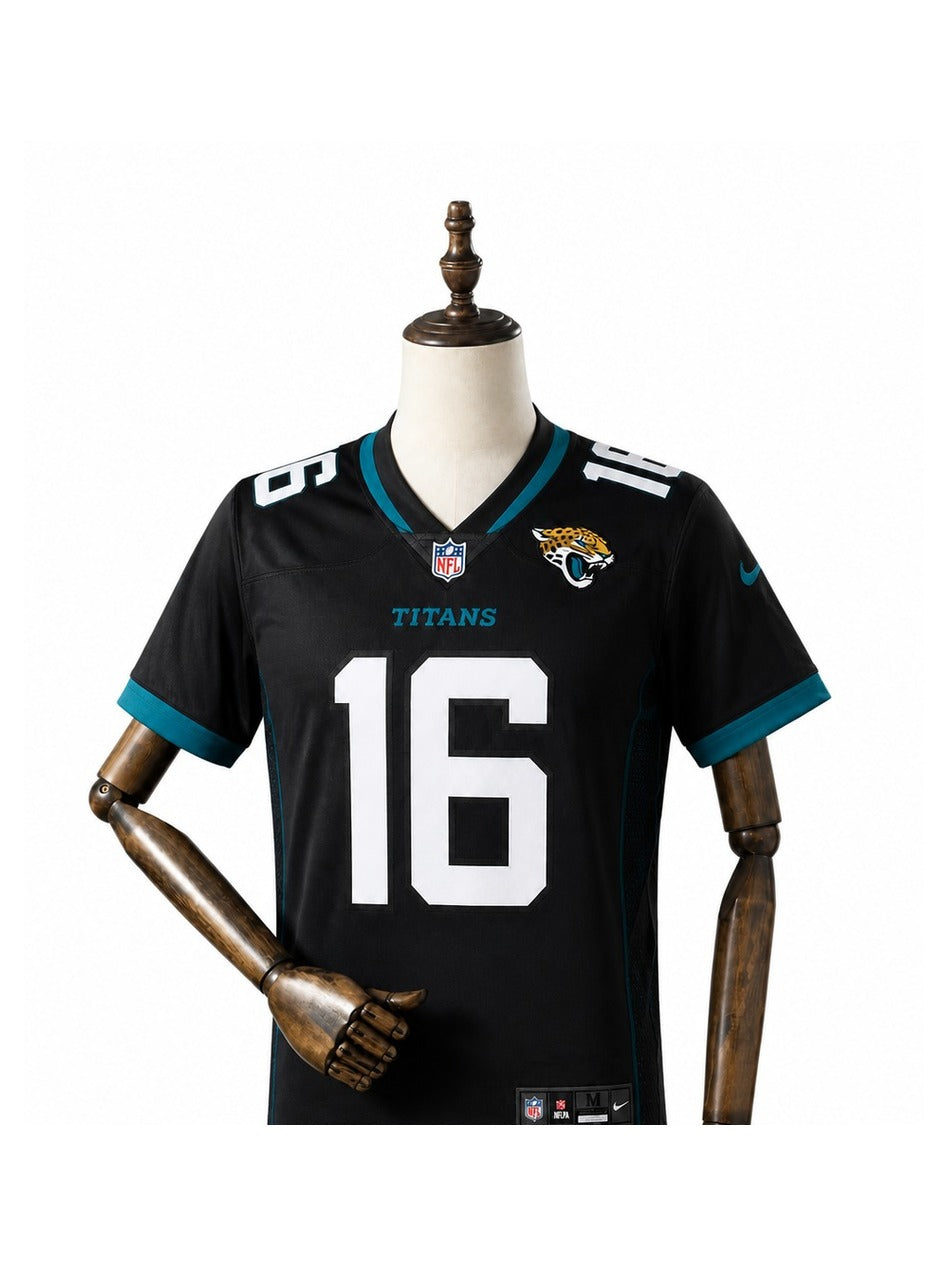 Camisa Jacksonville Jaguars Home (Titular) NFL frente manequim fundo branco