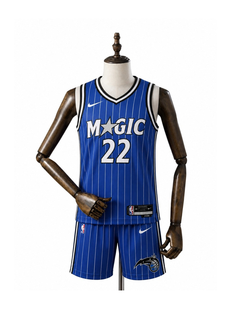 Camiseta NBA Orlando Magic - 1ª Camisa (Home) frente manequim fundo branco padronizada