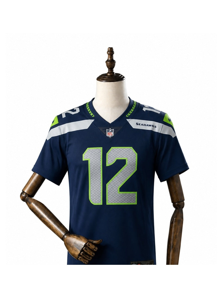 Camisa Seattle Seahawks Home (Titular) NFL frente manequim fundo branco