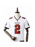 Camisa Tampa Bay Buccaneers Away (Visitante) NFL frente manequim fundo branco