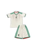 Camisa 2026 Algeria Home Infantil frente fundo branco