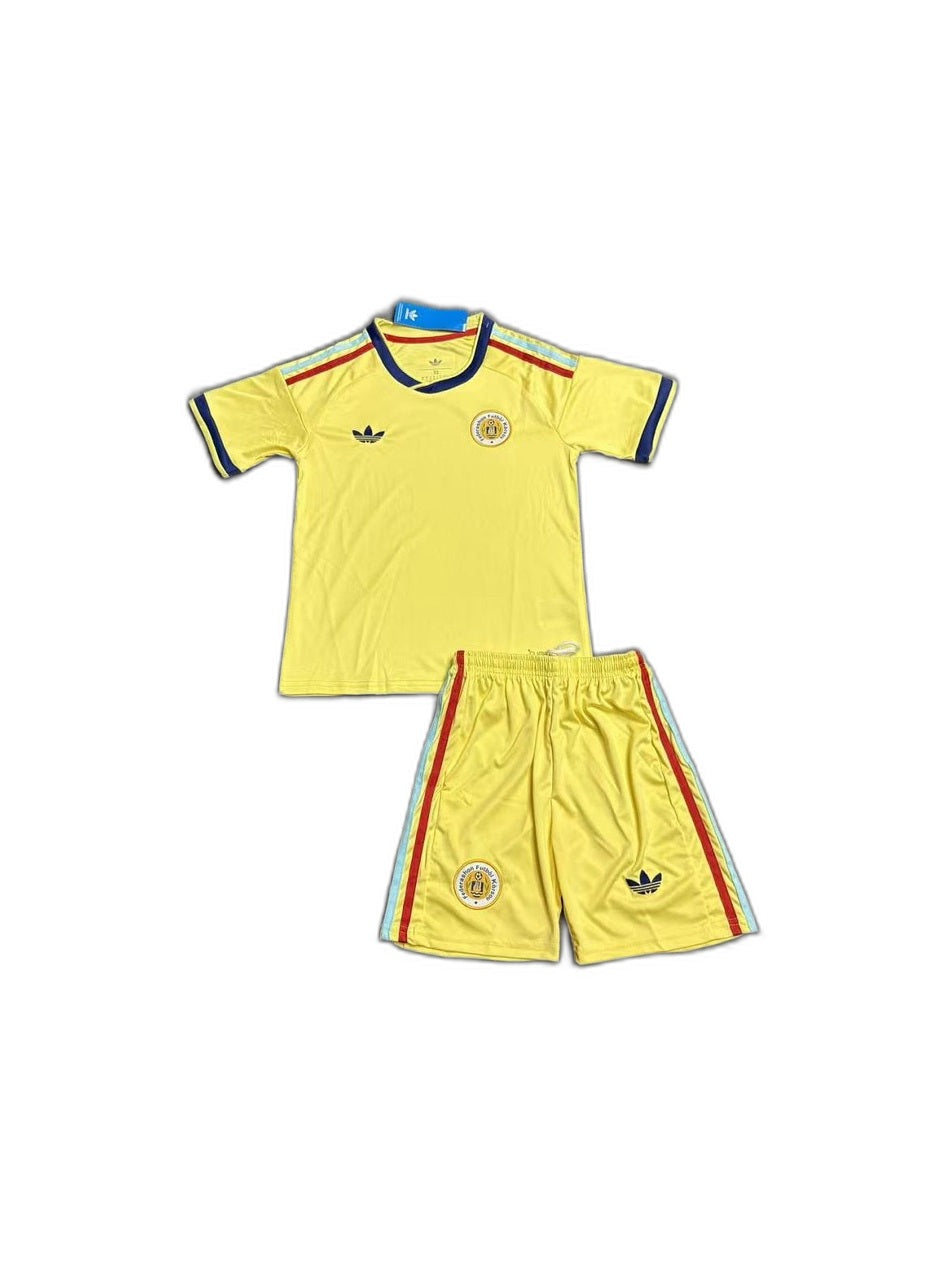 Camisa 2026-27 Curaçao Home Infantil frente fundo branco
