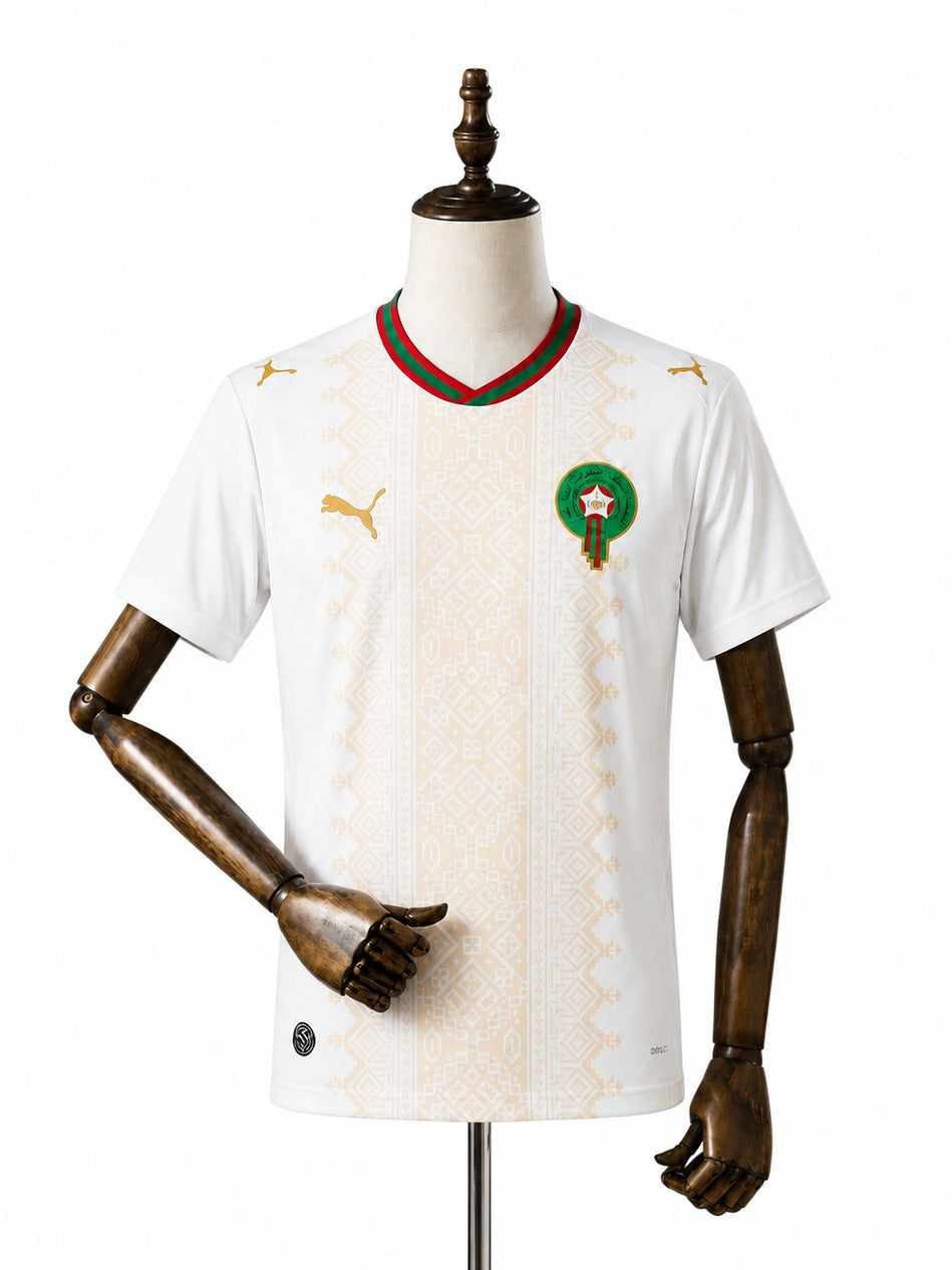 Camisa Seleção Marrocos 2 uniforme  2026 manequim fundo branco