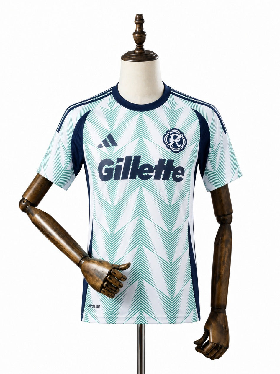 Camisa New England - 2º Uniforme Torcedor 2025 frente manequim fundo branco