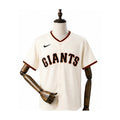 San Francisco Giants MLB – Camisa Oficial Primeira (Home) frente manequim fundo branco