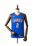 Camiseta NBA Oklahoma City Thunder - 1ª Camisa (Home) frente manequim fundo branco padronizada