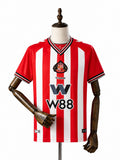 Camisa Sunderland - 1º Uniforme Torcedor 2025/26 frente manequim fundo branco