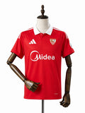 Camisa Sevilla - 2º Uniforme Torcedor 2025/26 frente manequim fundo branco