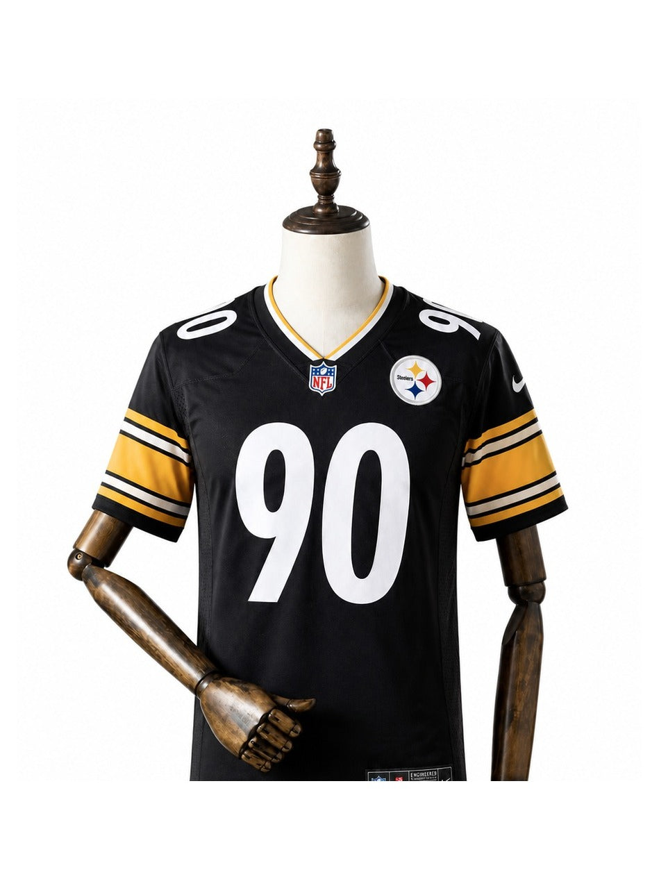 Camisa Pittsburgh Steelers Home (Titular) NFL frente manequim fundo branco