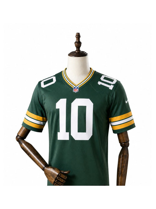 Camisa Green Bay Packers Home (Titular) NFL frente manequim fundo branco