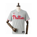 Philadelphia Phillies MLB – Camisa Oficial Segunda (Away) frente manequim fundo branco