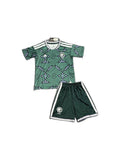 Camisa 2026 Saudi Arabia home Infantil frente fundo branco