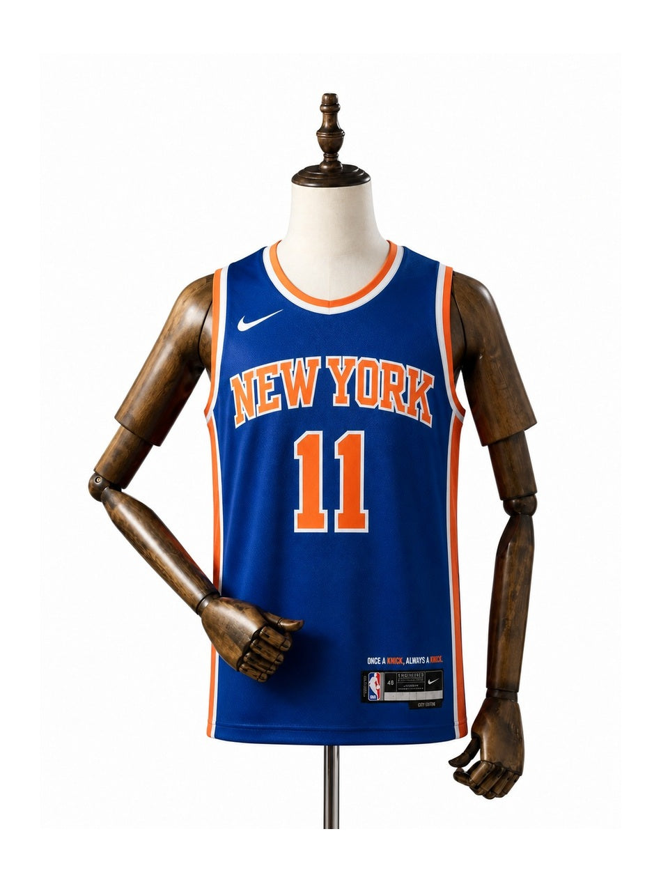 Camiseta NBA New York Knicks - 1ª Camisa (Home) frente manequim fundo branco padronizada