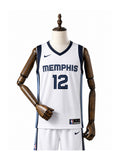 Camiseta NBA Memphis Grizzlies - 1ª Camisa (Home) frente manequim fundo branco padronizada