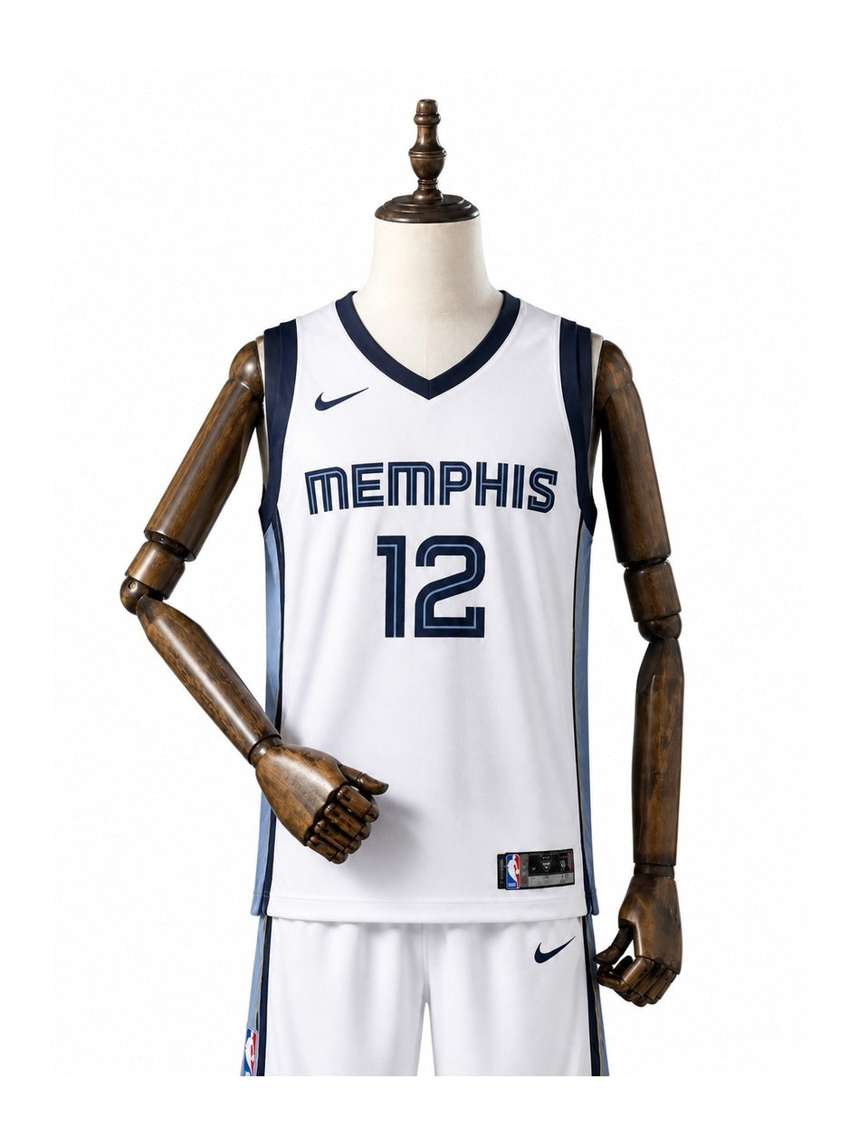 Camiseta NBA Memphis Grizzlies - 1ª Camisa (Home) frente manequim fundo branco padronizada