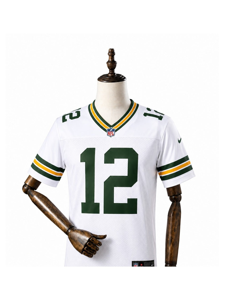 Camisa Green Bay Packers Away (Visitante) NFL frente manequim fundo branco