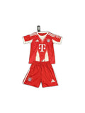 Camisa 2025-26 Bayern Munich Home Infantil frente fundo branco