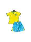 Camisa 2026 Brazil Home Infantil frente fundo branco